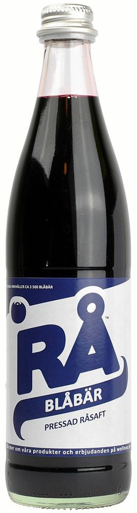 Fyra på matbluffslistan 2019 ärRås 'Blåbär pressad råsaft'.