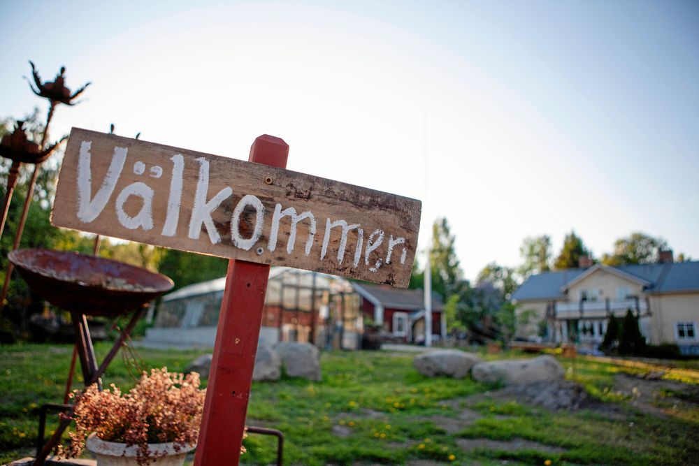 Susanne är också konsthantverkare och driver företagen Front Garden, Arnfridsson Art & Steel och en gårdsbutik.