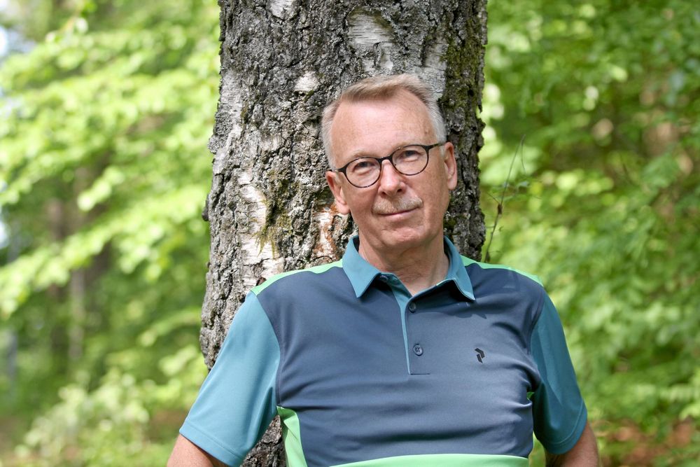 Pär Axelstjerna fotad hemma i Göteborg i området Delsjön.