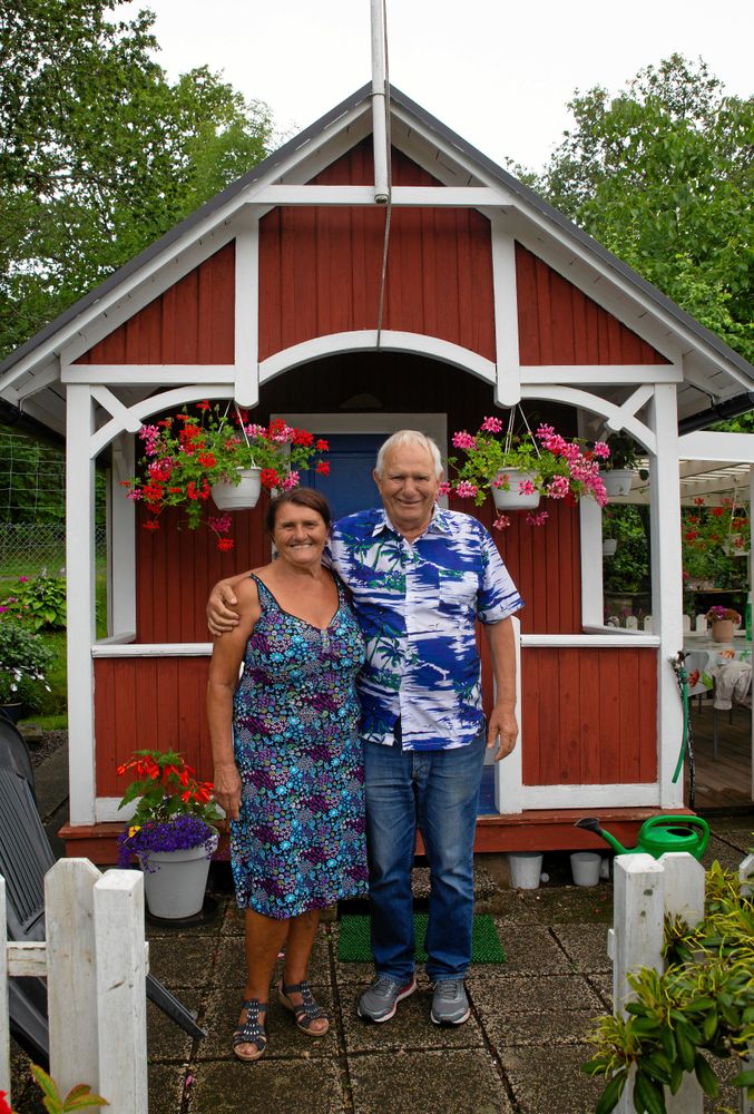 Maria och Mijo Majic, 72 respektive 81 år, har odlat på Kulbacken i nästan 50 år. ”Vi har varit här väldigt mycket, speciellt sedan vi blev pensionärer”, säger de.
