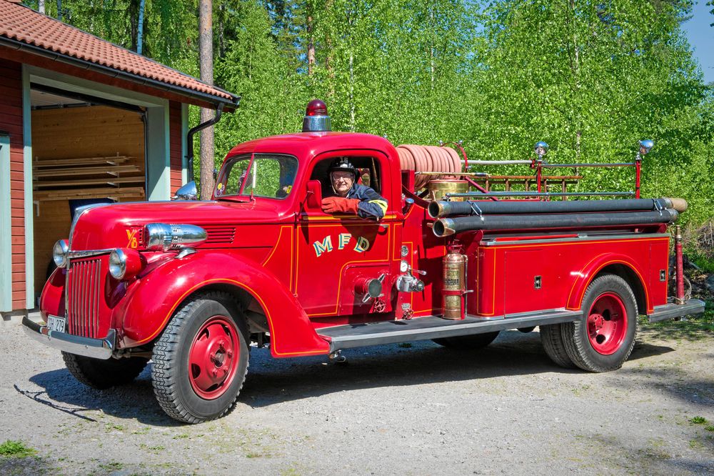 Sally är beredd att rycka ut, men numera handlar det inte om eldsvådor.