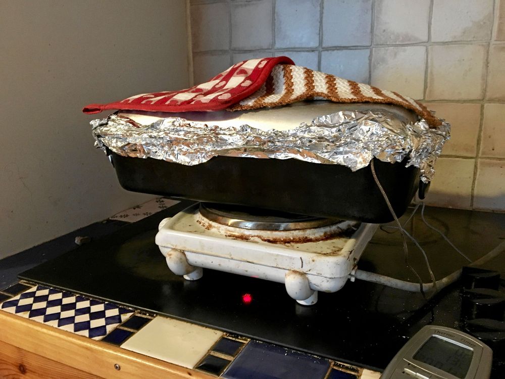 En flopp, definitivt. Försökte röka fläsk under köksfläkten. Jag luktade mer rök än fläsket efteråt.