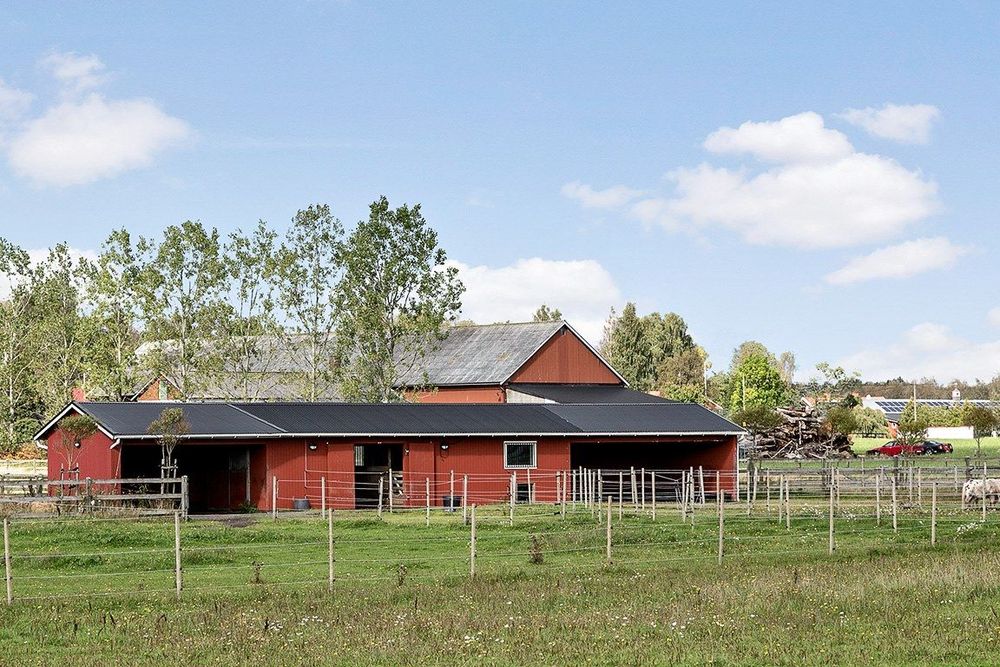 Lösdrift med mindre stalldel.