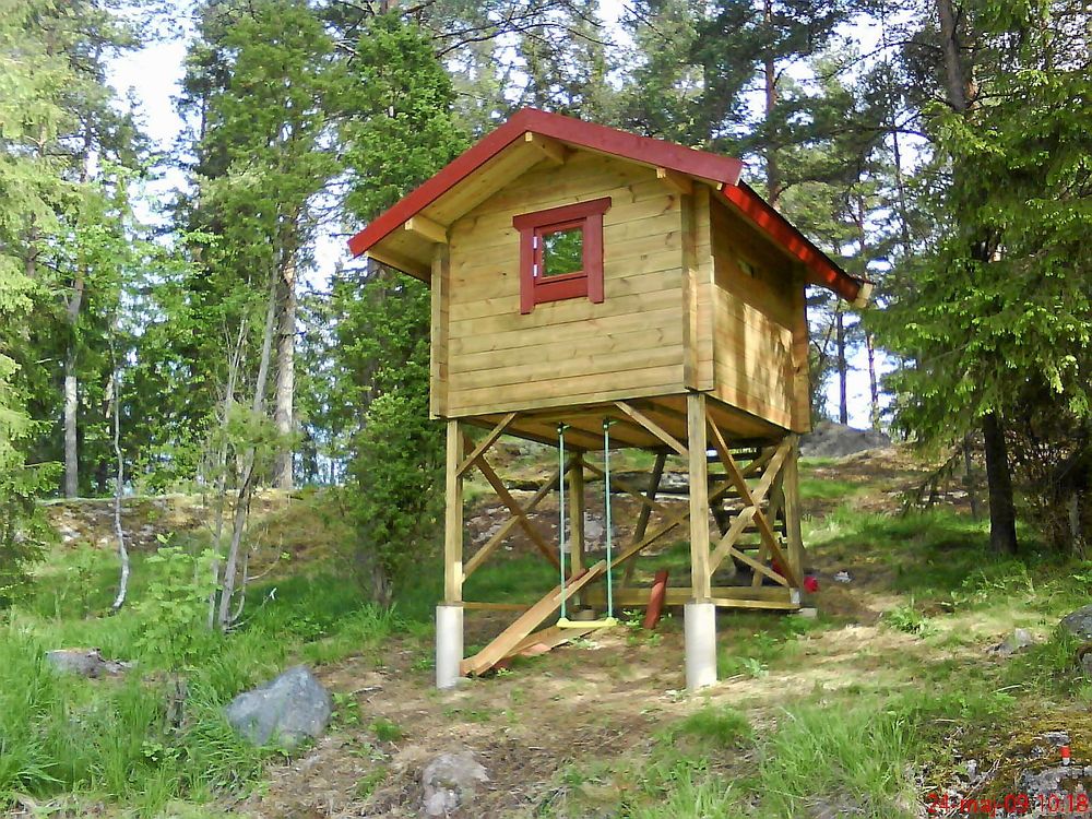 Vakkojan är som en trädkoja på egna ben.