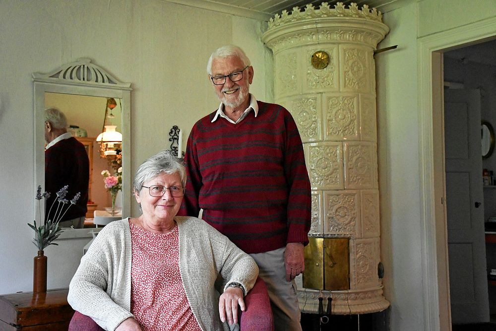 Inge och Rainer Richter kommer till Naum från Tyskland varje år för att bo på Ribbingtorp Säteri.