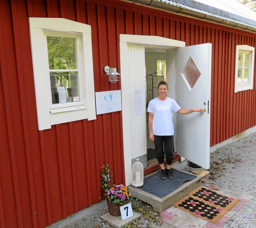 Nyligen invigde Martina sitt spa, efter en ganska omfattande renovering av det gamla huset.