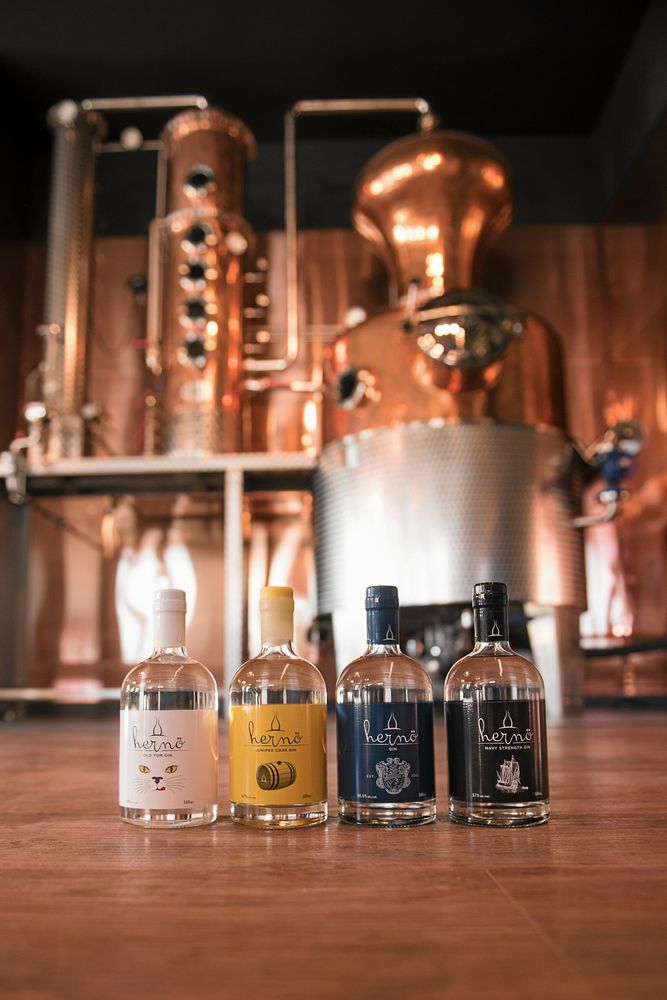 Hernö gin - lokal gin med världsrykte.