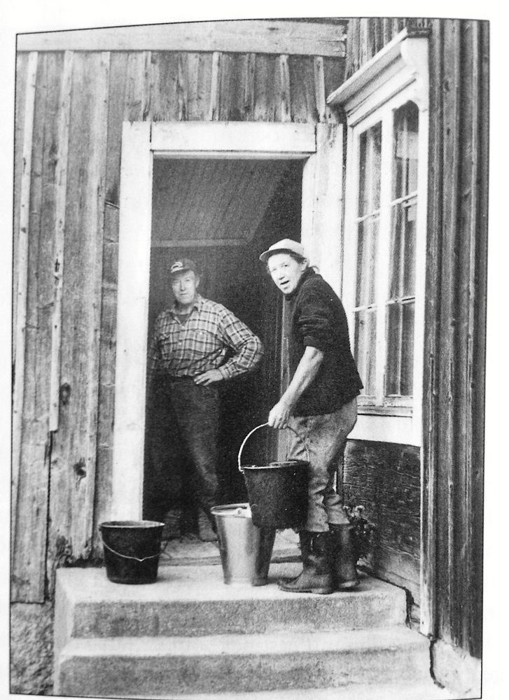 Henry och Astrid levde enkelt på gården.