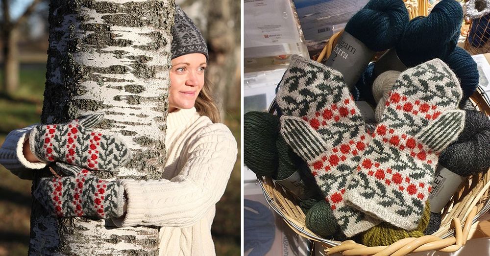 Inför Lands 50 års jubileum 2021 har Svensk Hemslöjd tagit fram en unik materialsats i stickning. Mönstret är framtaget av vd Jenny Berge och kan endast köpas på Landshopping.se.