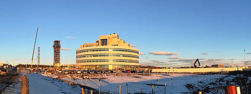 Nya stadshuset Kristallen stod klart 2018.