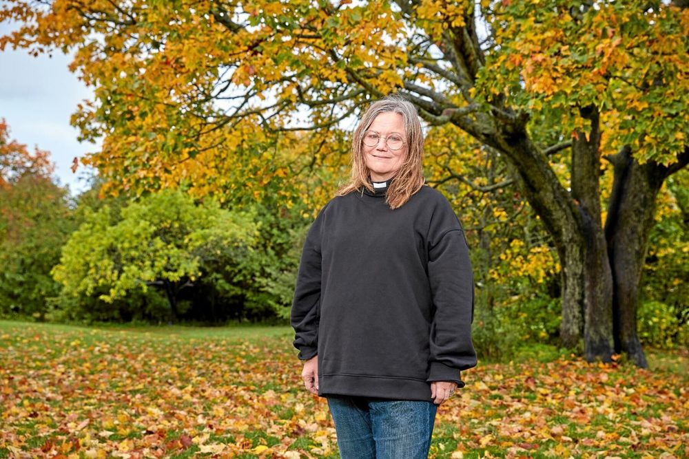 Annchristine Björk, präst och psykolog. I sitt yrke möter hon ofta människor i sorg.