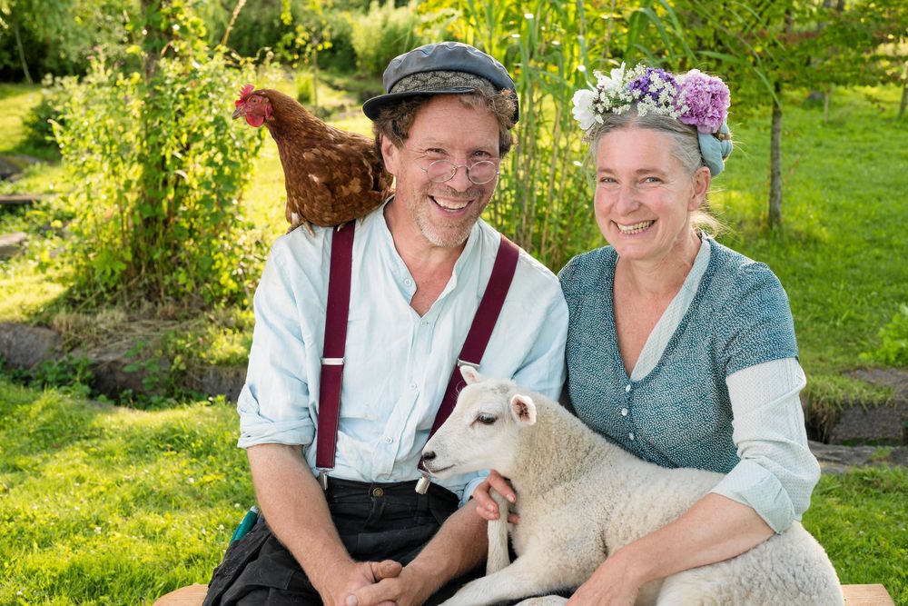 Glatt och härligt – det är så som tv-tittarna får möta Gustav och Marie Mandelmann.