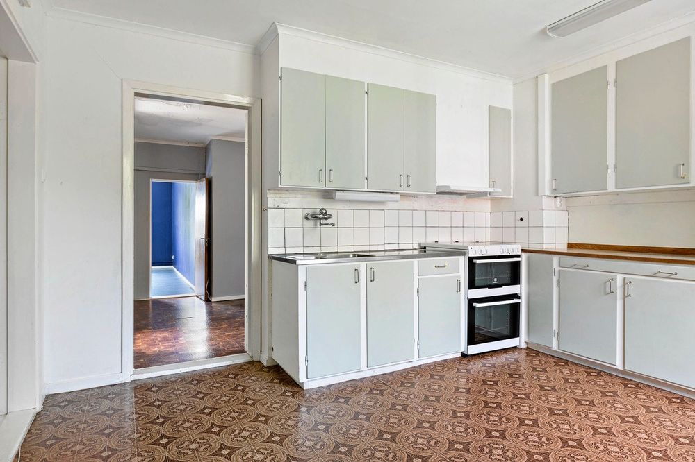 I boendedelen finns ett fullt fungerande kök.