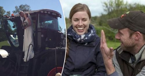 Andreas Sjöberg som fann kärleken i gifte sig i lördags med sin Hanna.