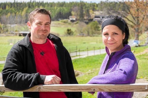 Daniel och Minire Hildebrand flyttade från Norrköping till Visätter gård på Vikbolandet och blev kalkonfarmare på heltid.