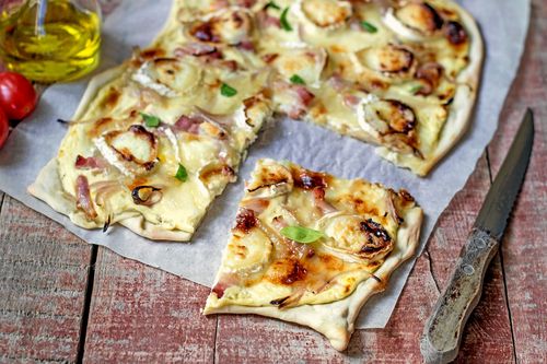 Tarte flambée kan toppas med det du har hemma.