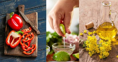 Syrad paprika är ett gott tillbehör som går supersnabbt att göra. Strimlar du paprikan riktigt fint så blir resultatet bäst.