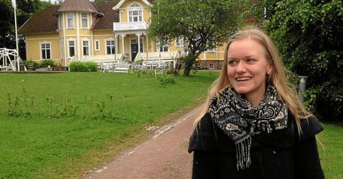 Konstnären Johanna Tysk ska bo i Röstånga i en månad för att både lära och bidra till byn. Foto: Privat.