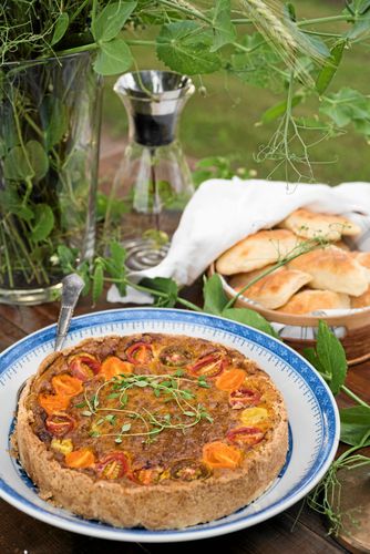 En matig paj som räcker till många.