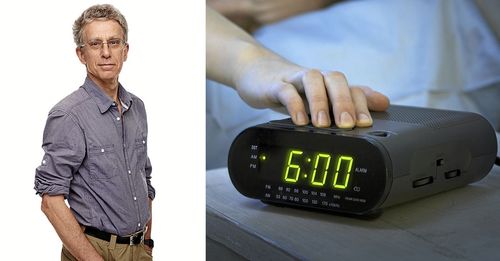 "Från midnatt till klockan sex på morgonen får jag ligga i sängen. Sedan stänger sömnskolans sömnfönster och jag MÅSTE stiga upp."