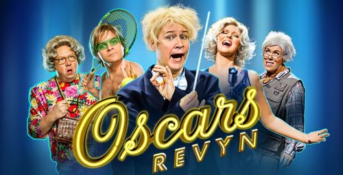 Robert Gustafsson, Sanna Nielsen och Rachel är några av ensamblen i Oscarsrevyn du nu kan vinna biljetter till.