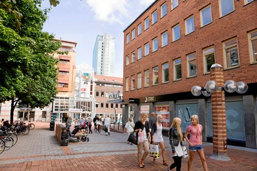 En bild från Västerås som är en av städerna som ligger i topp är Sveriges fulaste stad ska utses.