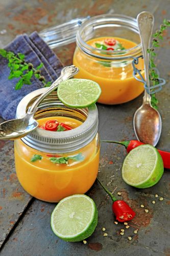 Vackra färger på god soppa.