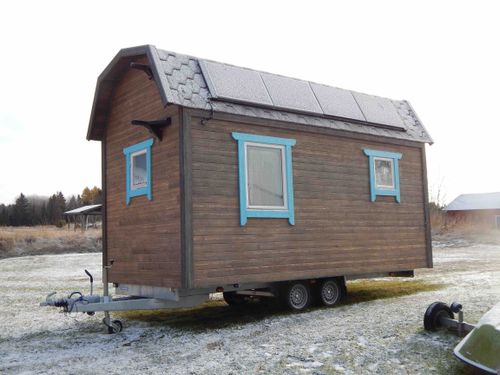 Tinyhus är klara med sitt första hem på fyra hjul.