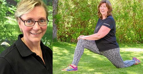 Sjukgymnast Carin Kruse Smidjedriver artrosskola i Mölndal. Här fick Kicki Granath träningsstöd och blev av med värken.
